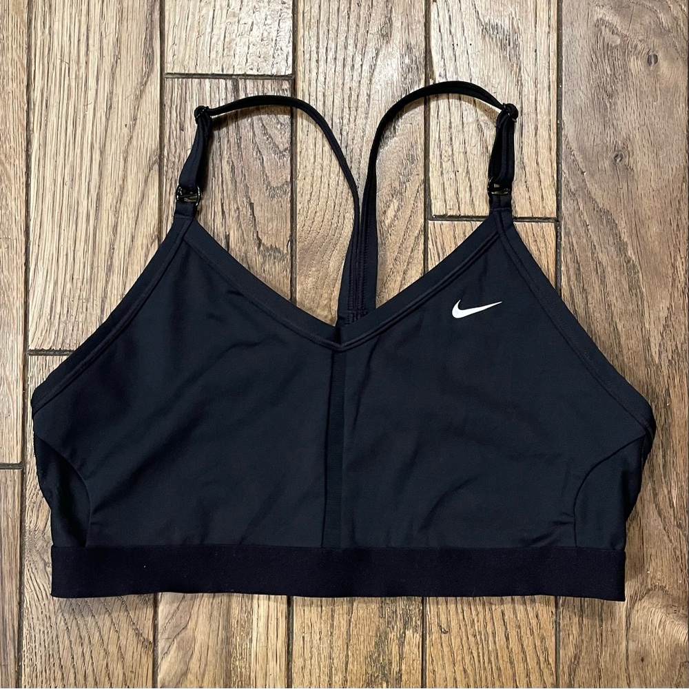 Nike Pro Rival High Support Sports Bra Black XL Adjustable Straps - Missing Pads